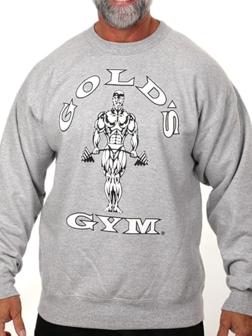 #204- Men's Gold’s Gym Gray Crewneck Sweatshirt